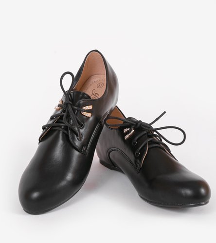 Fekete jazz cipők klasszikus C10-1