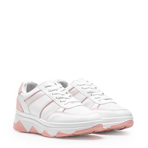 Julissa fehér-rózsaszín sneakers